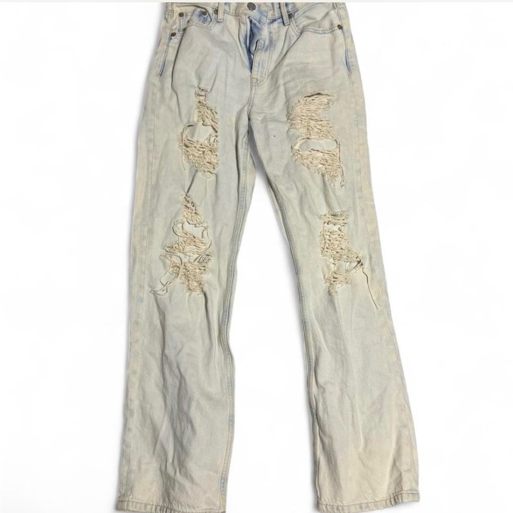 Distressed Light Blue aeropostale 90’s baggy Jeans
